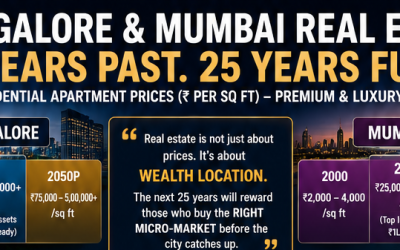 #Bengaluru vs Mumbai Real Estate: The Last 25 Years and the Next 25 Years